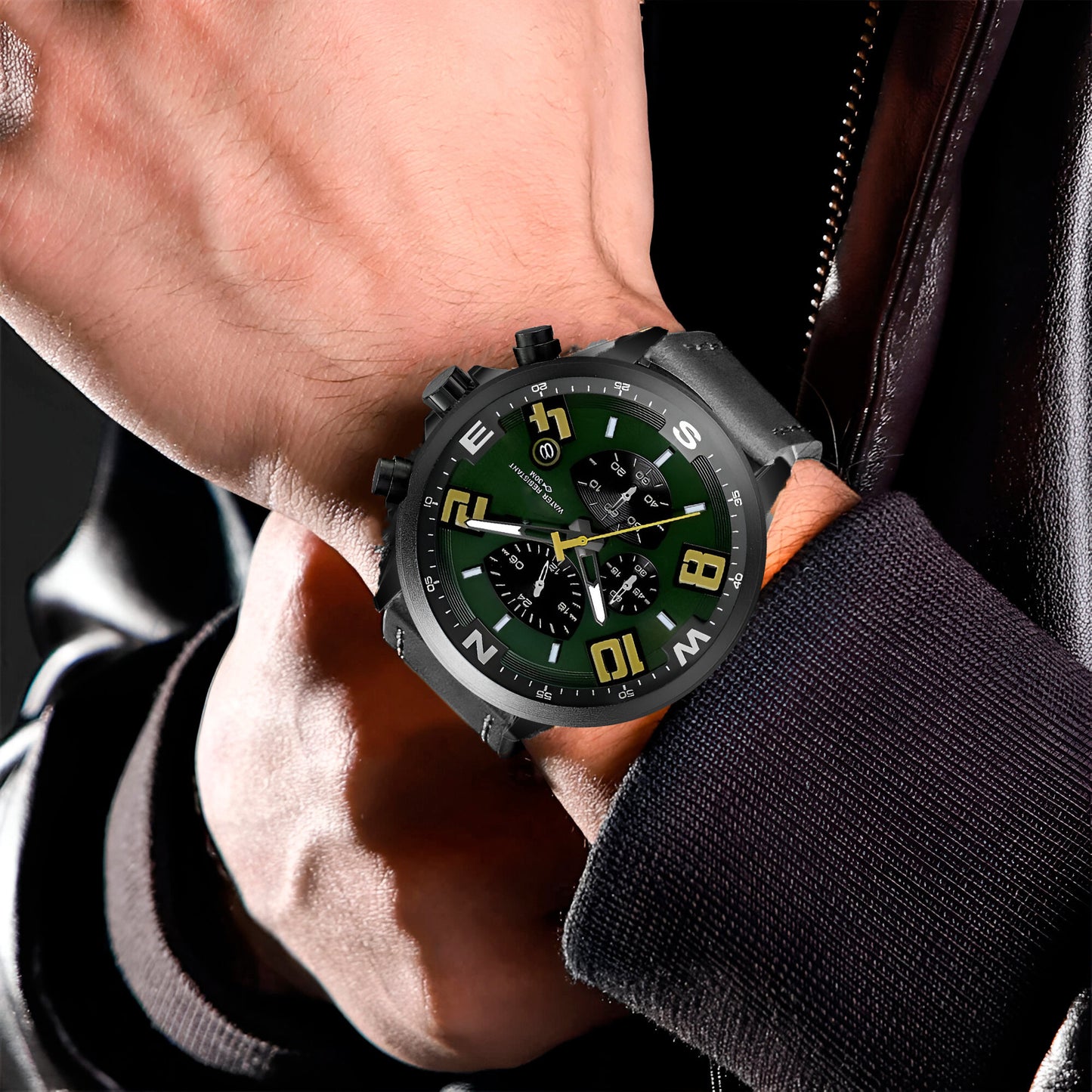 Reloj G-force H3801g Cronografo Funciona